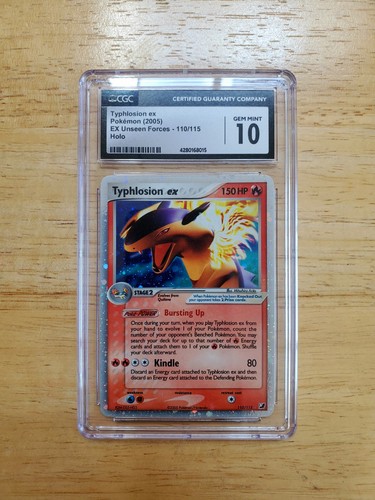 Typhlosion ex graded CGC 10 for sale on eBay