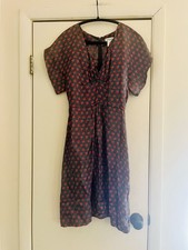 A Détacher Novelty Cherry Print Gallery Girl Artsy Slow Fashion Kimono Dress 4