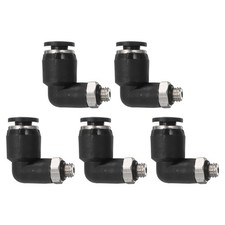 5pcs Pneumatic Air Elbow Quick Connector M5x0...