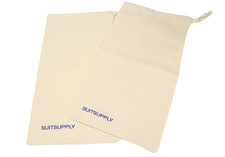 SUITSUPPLY Shoes Bag Unisex ONE SIZE 2 Piece Pair Beige Dust bag Drawstring