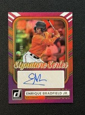 🔥Panini 2026 Donruss ENRIQUE BRADFIELD JR. /49 Signature Series Autograph🔥