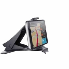 Universal Non Slip Dashboard Holder For GPS  Phones Black PC Base ABS Clip