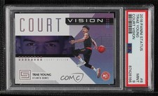 2018-19 Panini Status Court Vision Trae Young #8 PSA 9 MINT 0pd2