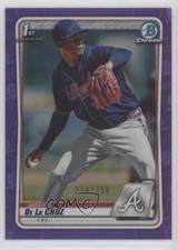 2020 Bowman Chrome Prospects Purple Refractor 230/250 Jasseel De La Cruz 0m8