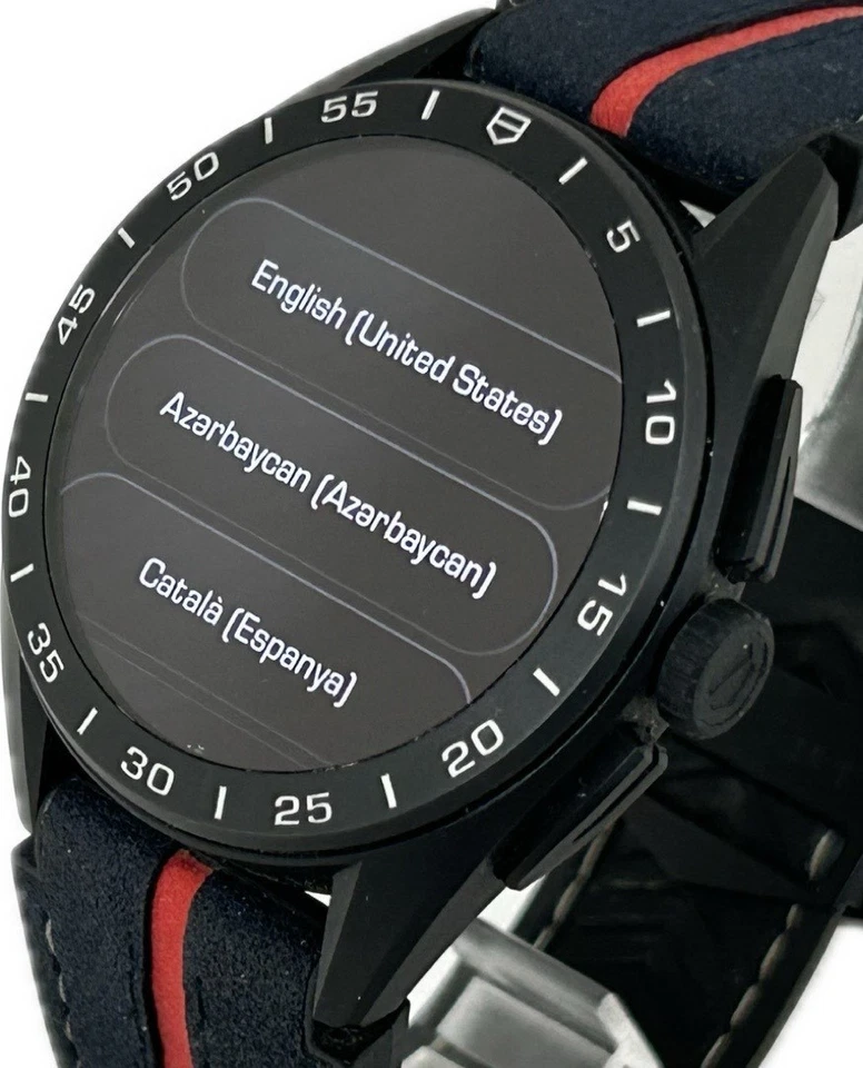 Reloj inteligente Tag Heuer Connected Calibre E4 SBR8A80 negro para hombre excelente++ A4737 Foto 4 de 4