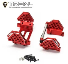 Treal TRX 4M Front & Rear Shock Mounts Aluminum Red X003LB2DEH
