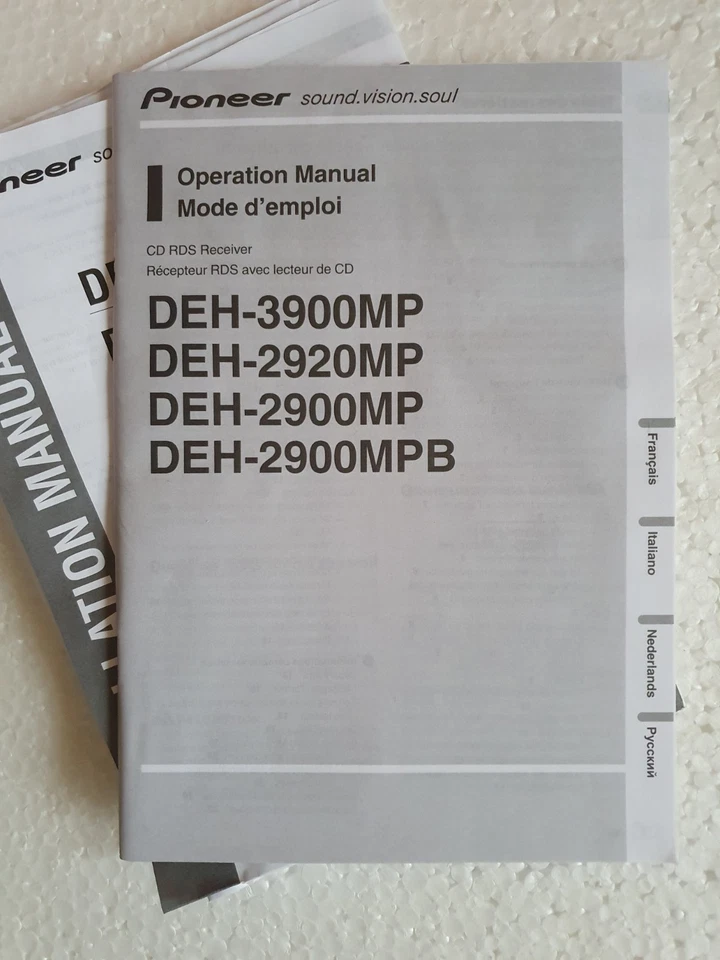 Autoradio Pioneer DEH-2900MP Bedienungsanleitungen ,Kartoon und Schrauben - Bild 4 von 4