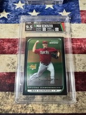 2008 Bowman Draft Picks & Prospects Chrome Max Scherzer RC HGA 9.5 Gem Mint