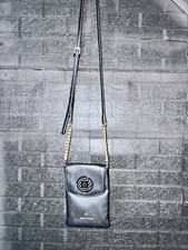 kate spade new york Black Pebbled Crossbody Bag Magnetic Detachable Strap