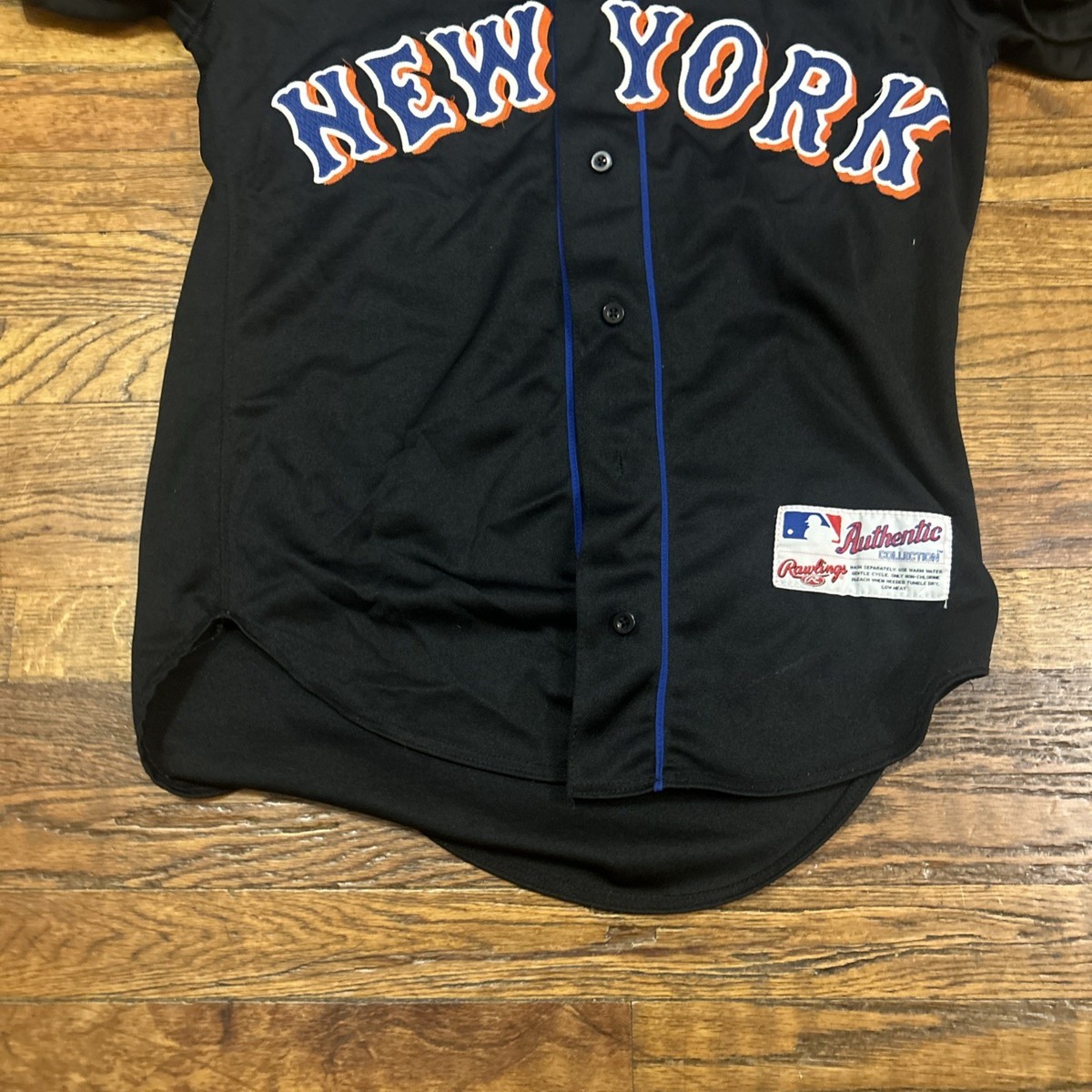 VTG 90s New York Mets Baseball Jersey Men's Size 40 Rawlings