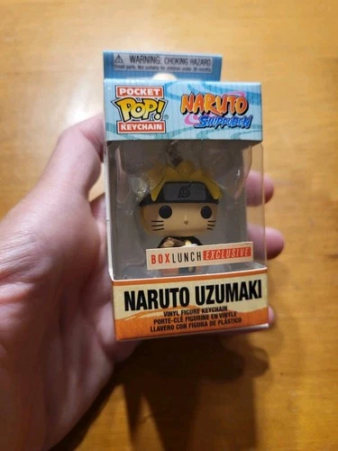 Funko Pop Pocket Keychain Naruto Shippuden Uzumaki Ramen BOXLUNCH EXCLUSIVE READ