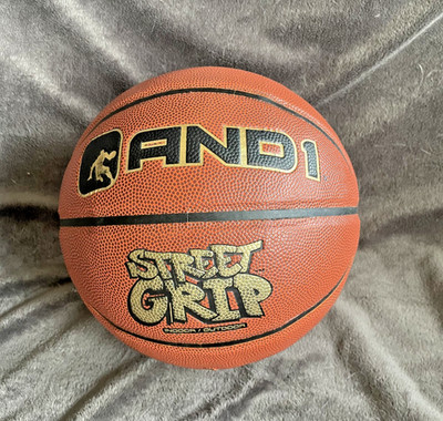 AND1 Street Grip Indoor Outdoor Premium Composite Leather Basketball - Size 7