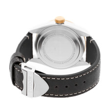 Tudor Black Bay GMT Steel Auto 41mm Black Brown Bezel Strap Watch 79833MN 4