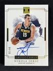 2018-19 Panini Impeccable Nikola Jokic #ST-NJK Gold Signatures Auto Nuggets /10