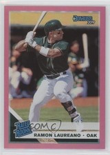 2019 Panini Donruss Rated Rookie Holo Pink Ramon Laureano #47 9ji
