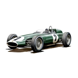 Vintage Racing Cars Classic Self Adhesive Vinyl Sticker