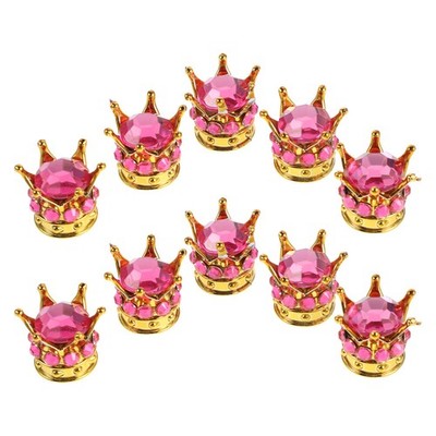 10 Pcs Autozubehör Für Mädchen Und Frauen Rosa Ventilschaftkappen