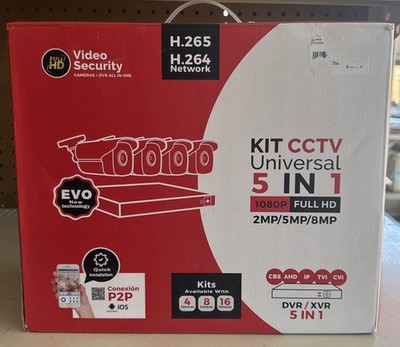 CCTV KIT Universal 5 In 1 1080p Full HD Video Security