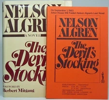 ALGREN Nelson / The Devil's Stocking Uncorrected Proof 1st 1983