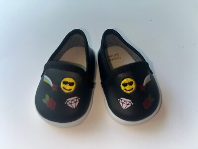 American Girl Truly Me COOL EXPRESSIONS Emojis Black SHOES