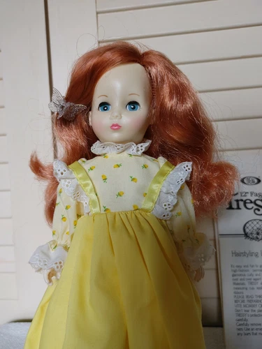 Vintage 1982/83 IDEAL Tressy 12” Hair Perm Doll, unopened hair perm accessories