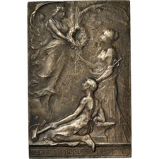 [#182245] France, Medal, Art Nouveau, Usine des Ressorts du Nord, 1949, H. Kauts