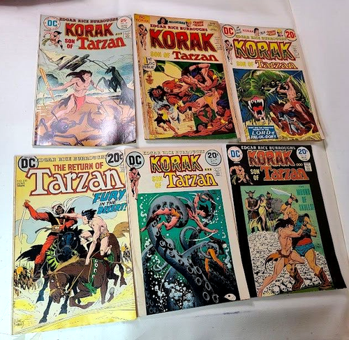 Korak Son of Tarzan DC Comics Lot 1 58 56 220 54 48 Bronze Age