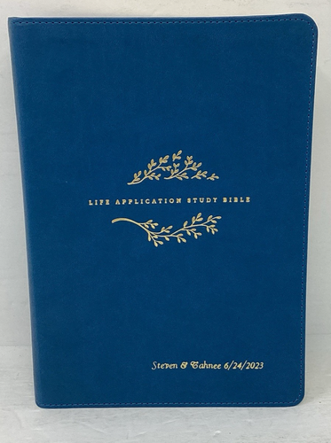 NKJV Lebensanwendung Studienbibel, dritte Auflage, Großdruck lederähnlich