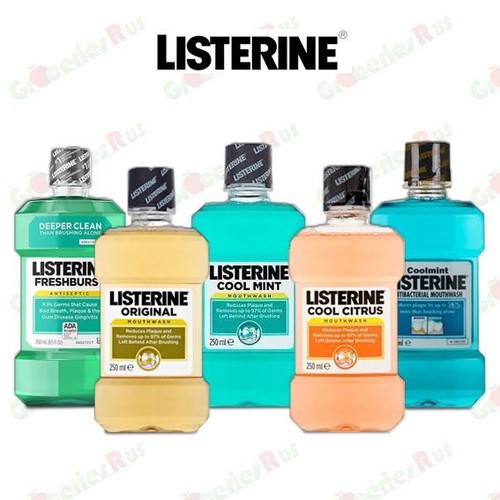 Listerine Antiseptic Antibacterial Mouthwash all Flavors 250ml eBay
