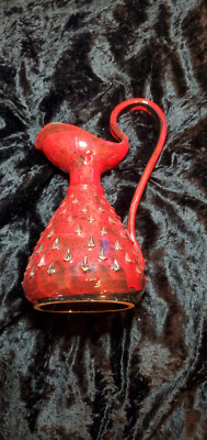 Vase  Fratelli Fanciullacci  Erdbeer/ Strawberry Keramik   Bitossi Italy 60/70er