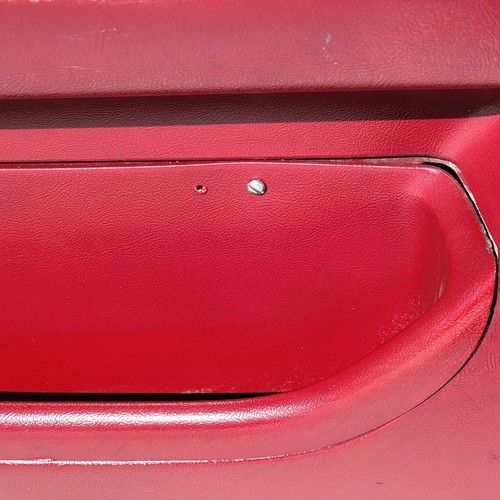 92-96 FORD F 150 f150 F-250 BRONCO DOOR PANELS PANEL RED MAROON SET OBS - Picture 15 of 22