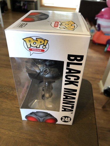 Funko POP Heroes DC Aquaman BLACK MANTA #248 TARGET EXCLUSIVE Collectible Mint# - Picture 3 of 5