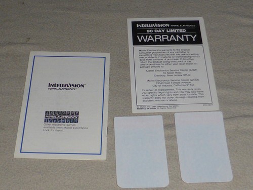INTELLIVISION LOCO-MOTION INSTRUCTION MANUAL & OVERLAYS KONAMI 1981 - Picture 2 of 2