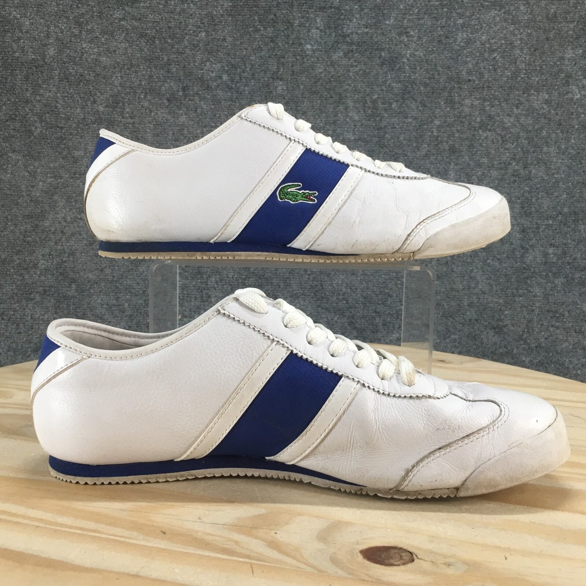 Lacoste Shoes Mens 10 Tourelle Trainers Sneakers White Lace Up Low Top  Comfort