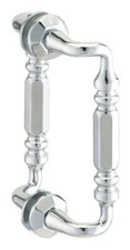 Rondo 6" Back-to-Back Double Sided Pull - Polished Chrome