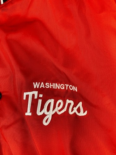 VTG Neff Washington Tigers Varsity Jacket~Tigers~Red~Embroidered~Made in USA-XXL - Picture 2 of 8