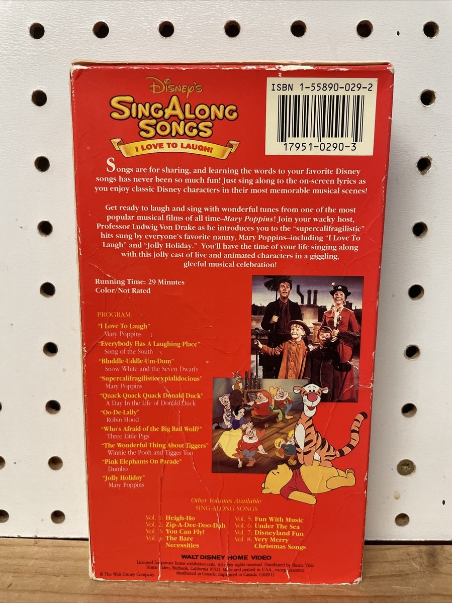 Disneys Sing Along Songs - Mary Poppins (VHS Volume Nine I