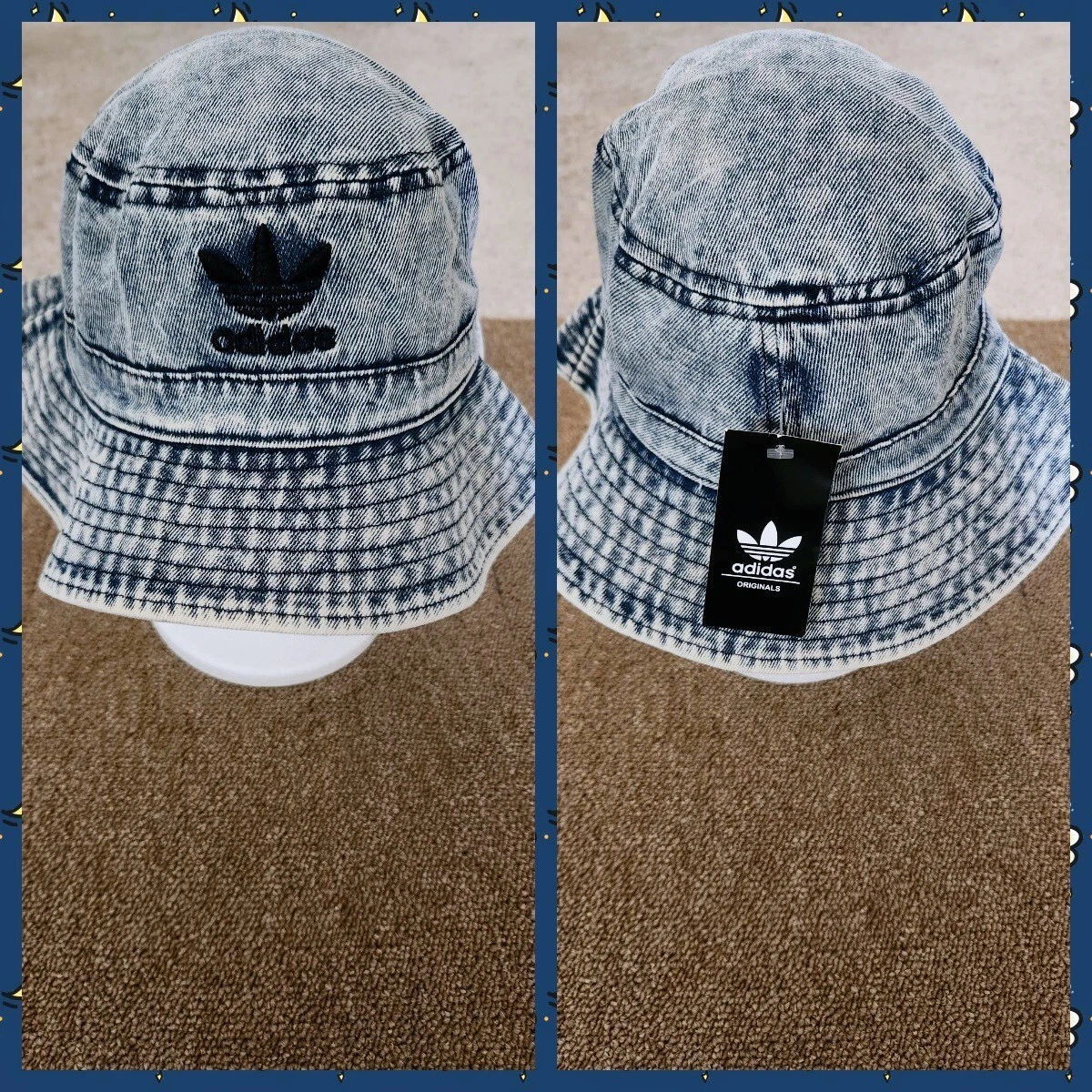 ADIDAS BUCKET HAT.