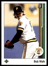 1989 Upper Deck Bob Walk Pittsburgh Pirates #438