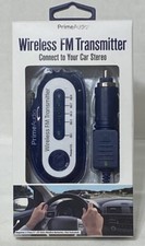New Prime Audio Wireless FM Transmitter Car Stereo Music For iPhone Android
