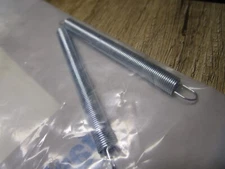 (2)0.281"OD x 0.028" Wire 3-1/4"L Loop End #310 Steel Music Wire Ext Spring