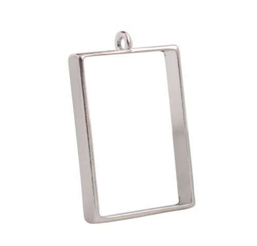 20PCS Silver Tone Mixed Lots Frame Cabochon Settings Pendants - Picture 5 of 15