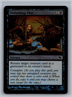 Magic The Gathering Shadowmoor Disturbing Plot #61/301 Foil MTG TCG CCG |  eBay