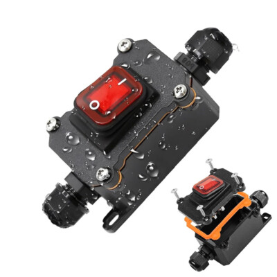 #ad #ad 12V Inline Cord Switch IP67 Waterproof Outdoor ON Off Toggle Switch DC SWITCH $7.99