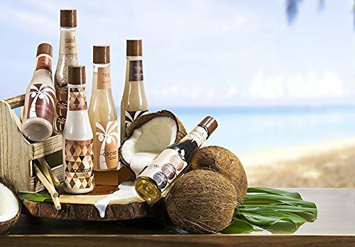 Tropical Milky Coconut Bath and Body Set Skin Care Bath for Women Luxury Spa Set