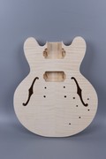 1Set Guitar Kit Guitar Body guitar Neck 22fret 24.75inch Semi Hollow 339 Style