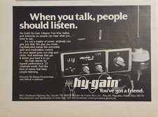 1975 Print Ad Hy-Gain CB Citizens Two-Way Radios Lincoln,Nebraska