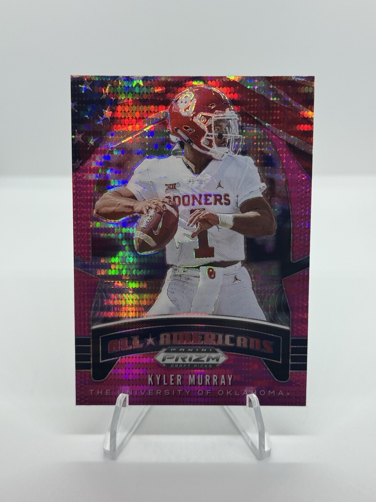 2020 Panini Prizm Draft Picks Kyler Murray All-American Pink Pulsar #5