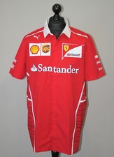 Scuderia Ferrari Santander Formula 1 F1 team shirt 2017 Puma Size M BNWT