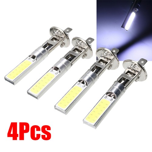 4 Pz H1 Led Cob Faro Alta Anabbaglianti DRL Guida Lampada Lampadina 6000k 60W - Bild 1 von 11